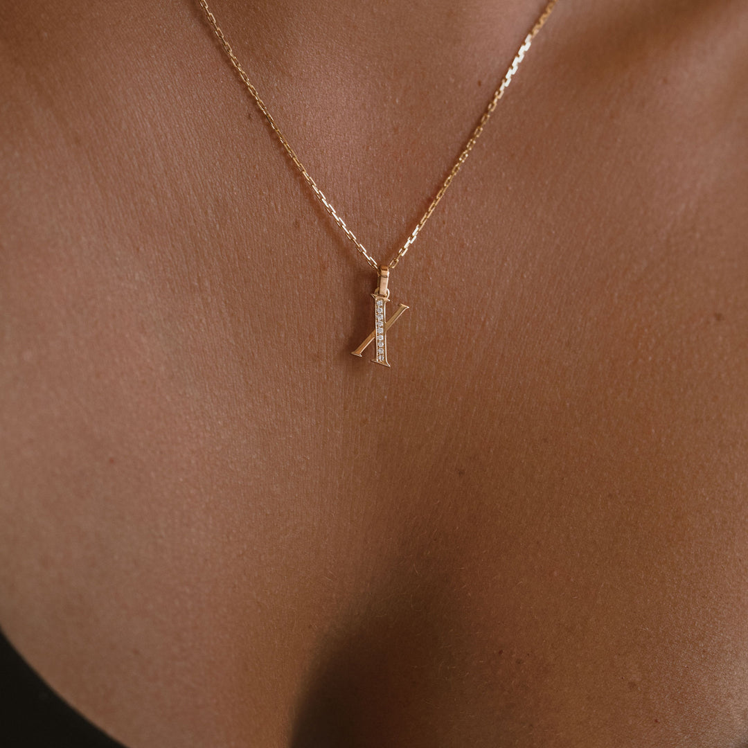 Cavalier Letter Pendants