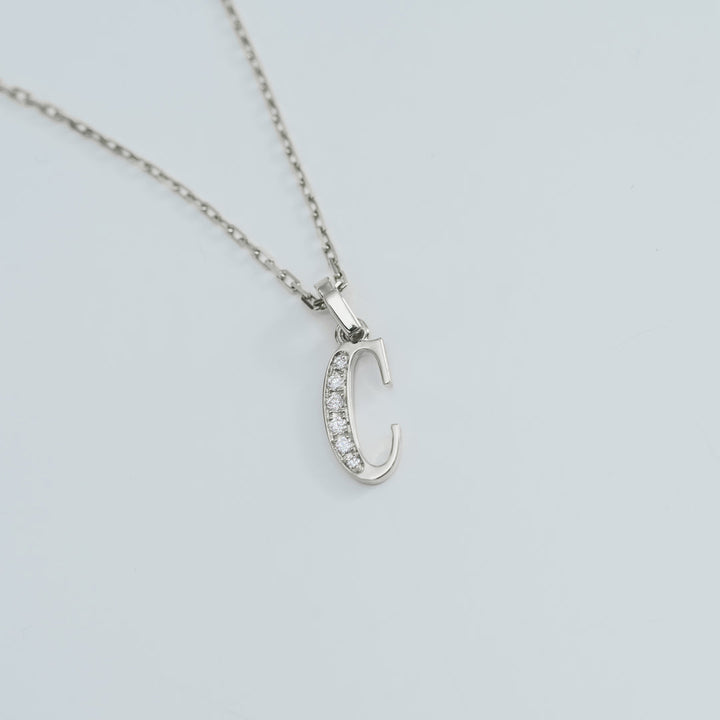 Cavalier Letter Pendants