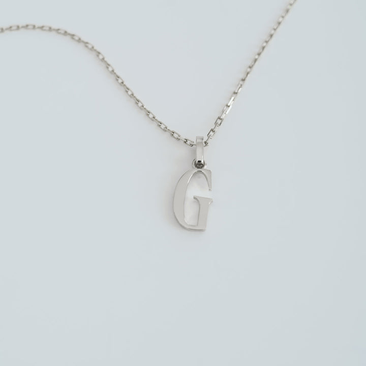 Cavalier Letter Pendants