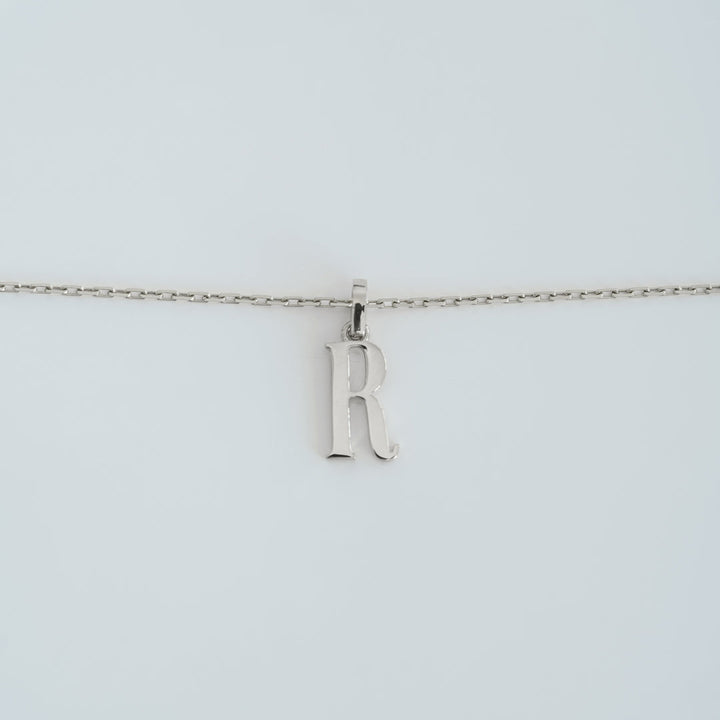 Cavalier Letter Pendants