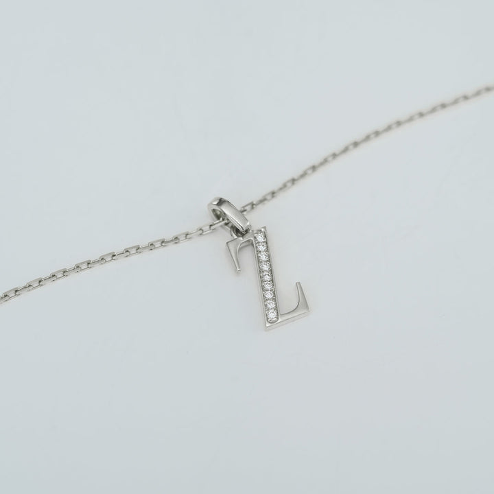 Cavalier Letter Pendants