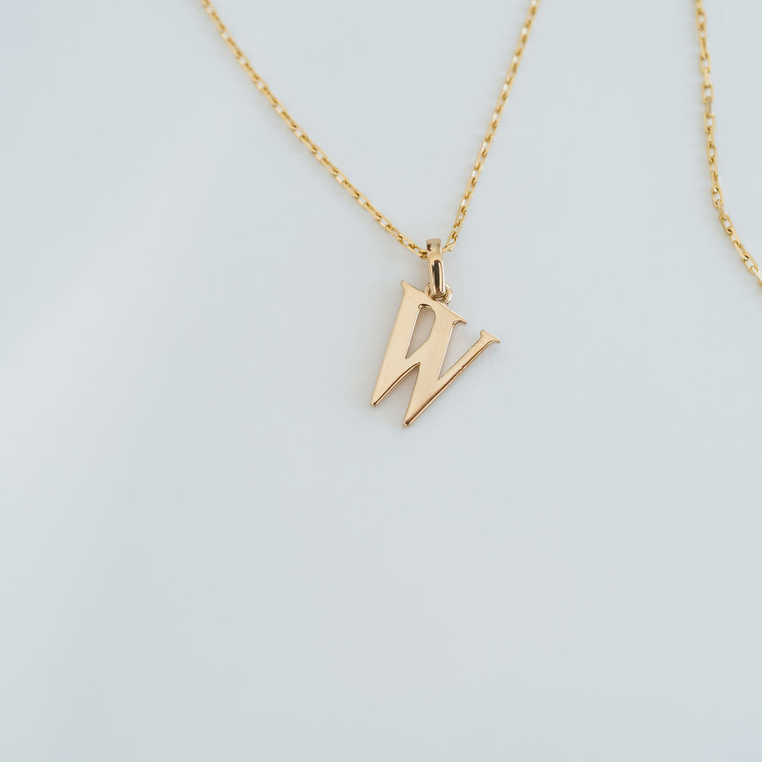 Cavalier Letter Pendants