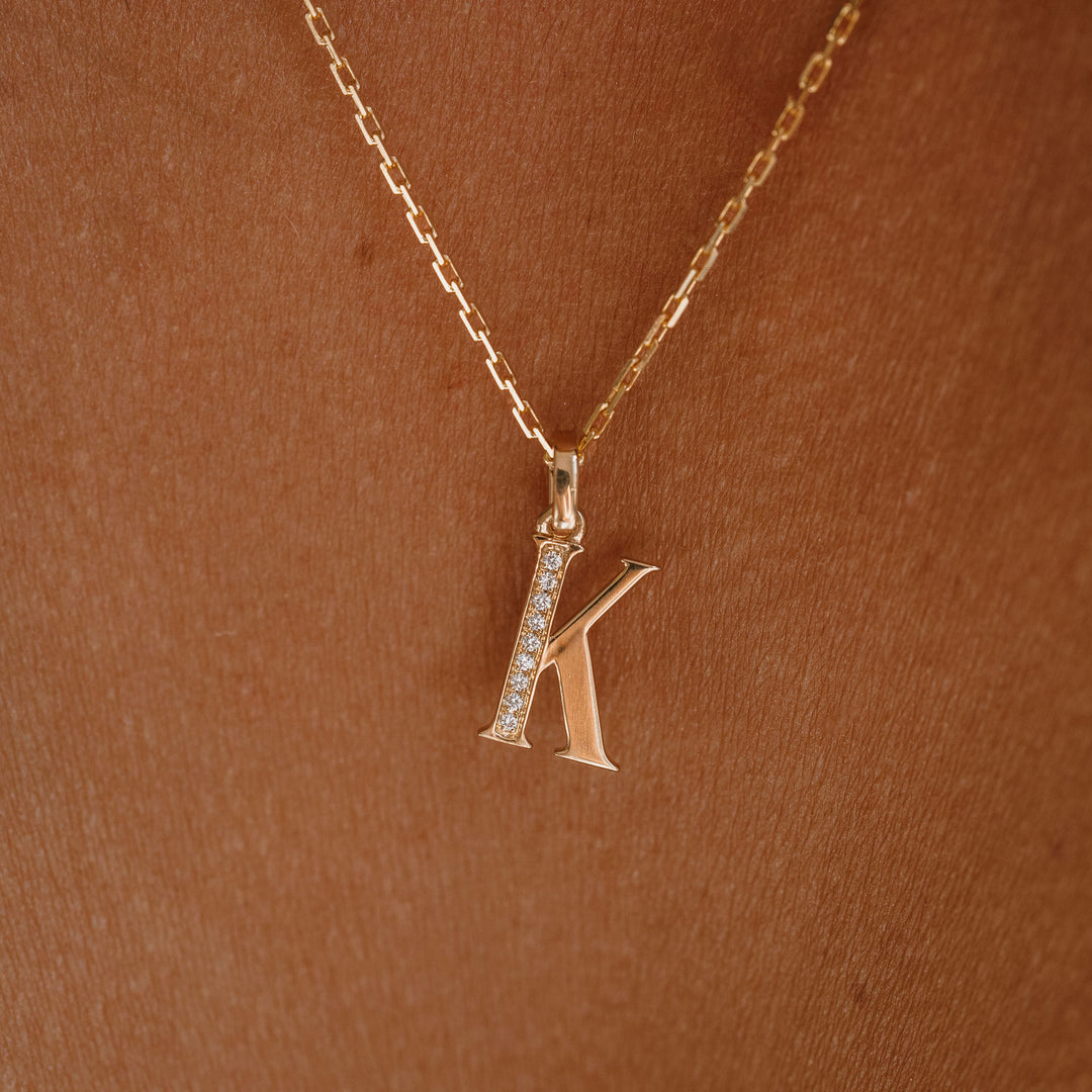 Cavalier Letter Pendants