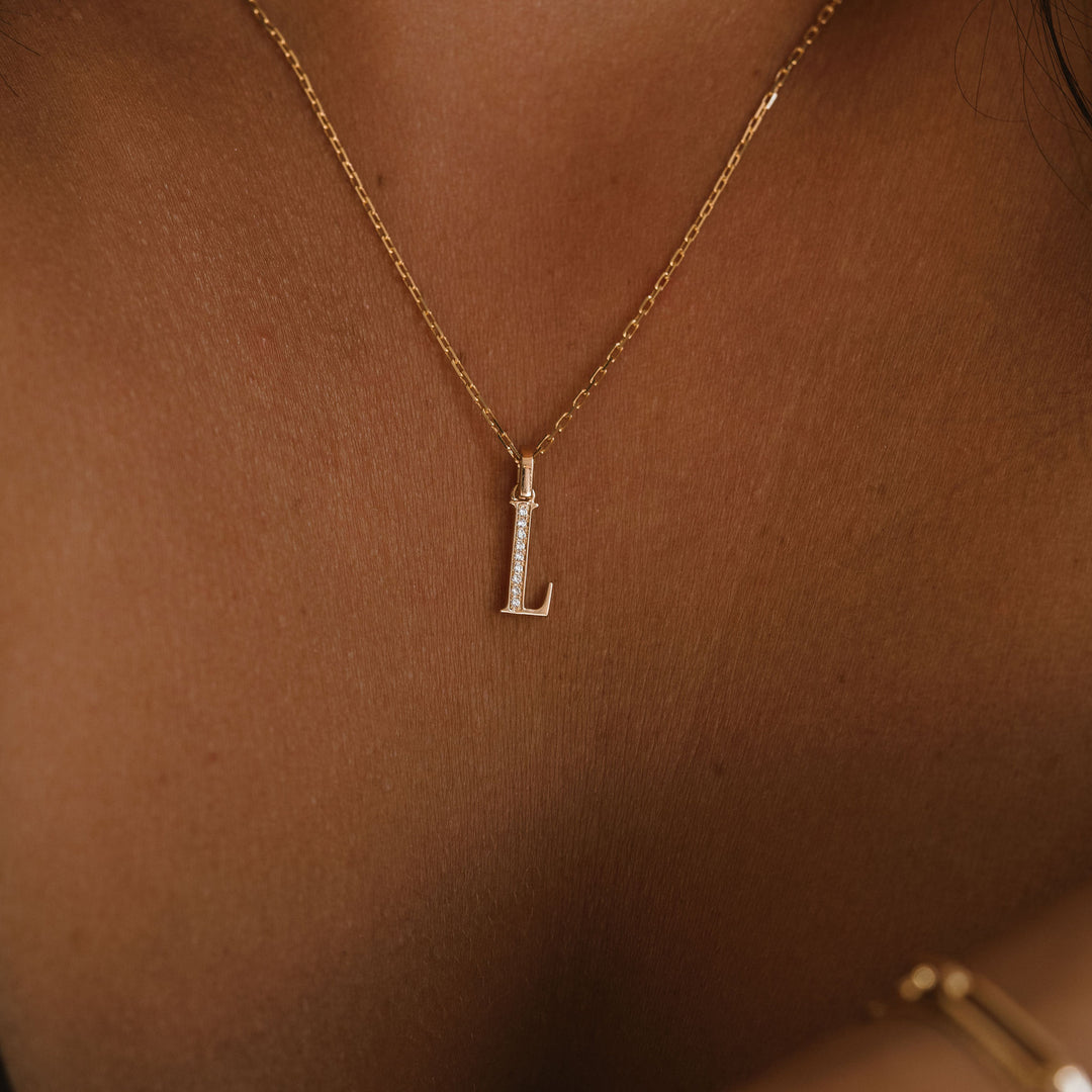 Cavalier Letter Pendants