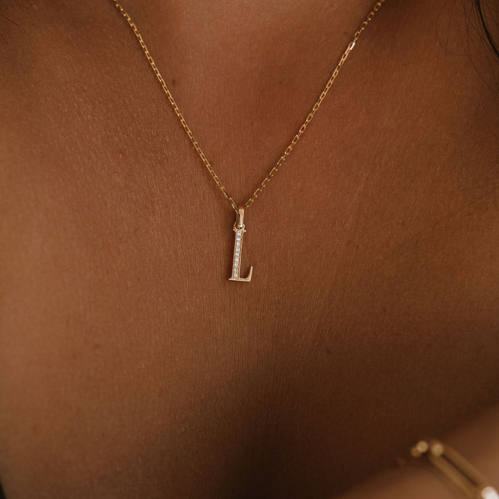Cavalier Letter Pendants