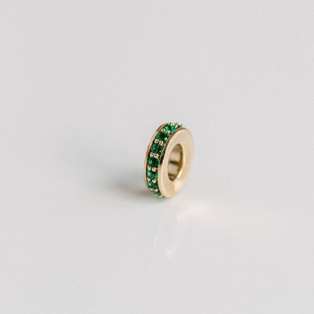 Round Emerald Oval Torus Pendant