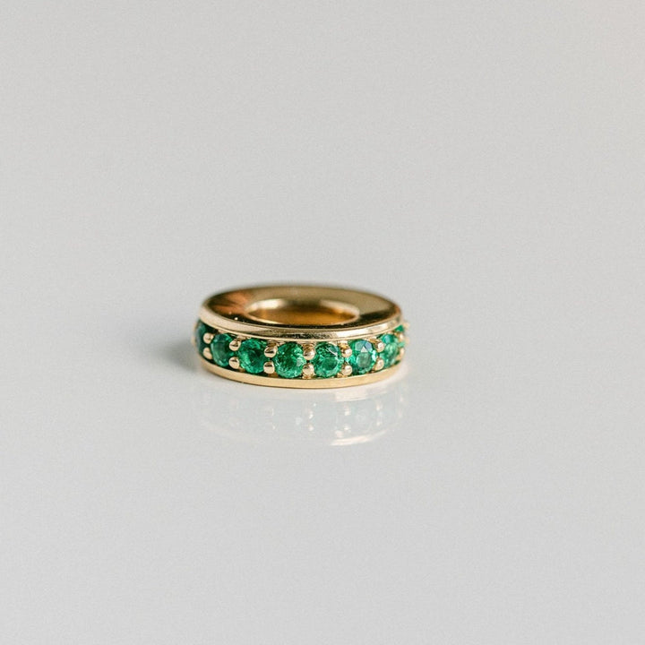 Round Emerald Oval Torus Pendant