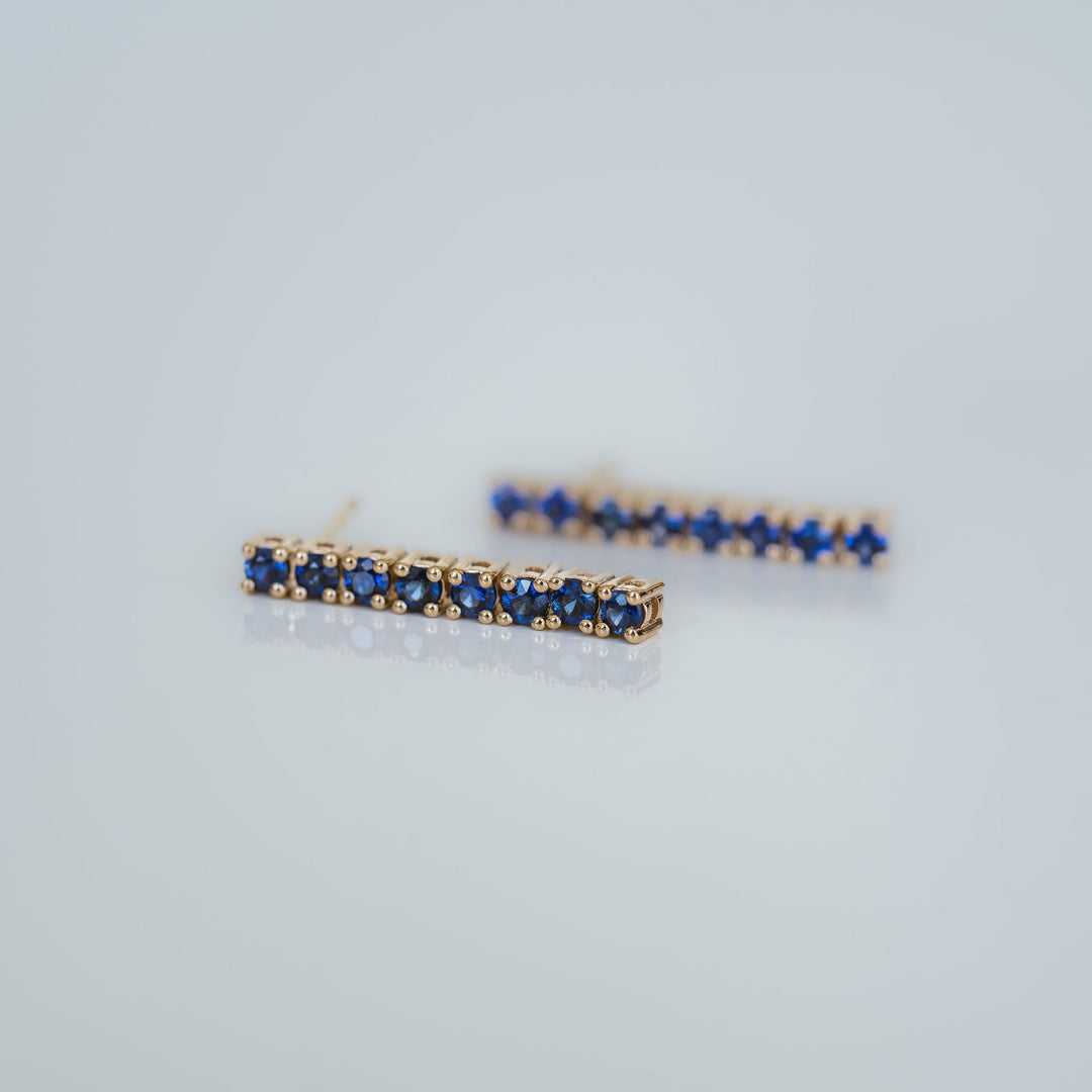 Sapphire Courtside Earrings