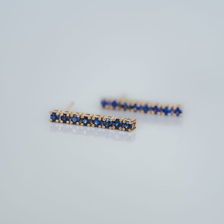 Sapphire Courtside Earrings
