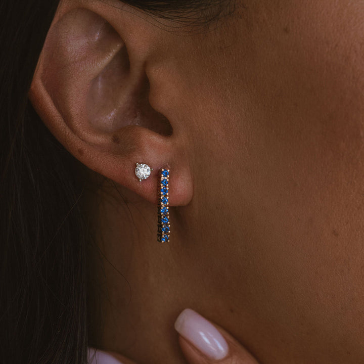 Sapphire Courtside Earrings