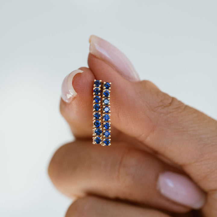 Sapphire Courtside Earrings