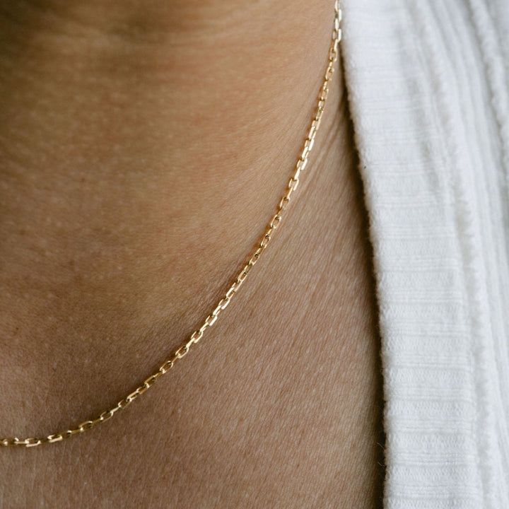Solid Gold Cable Chain