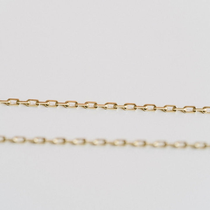 Solid Gold Cable Chain