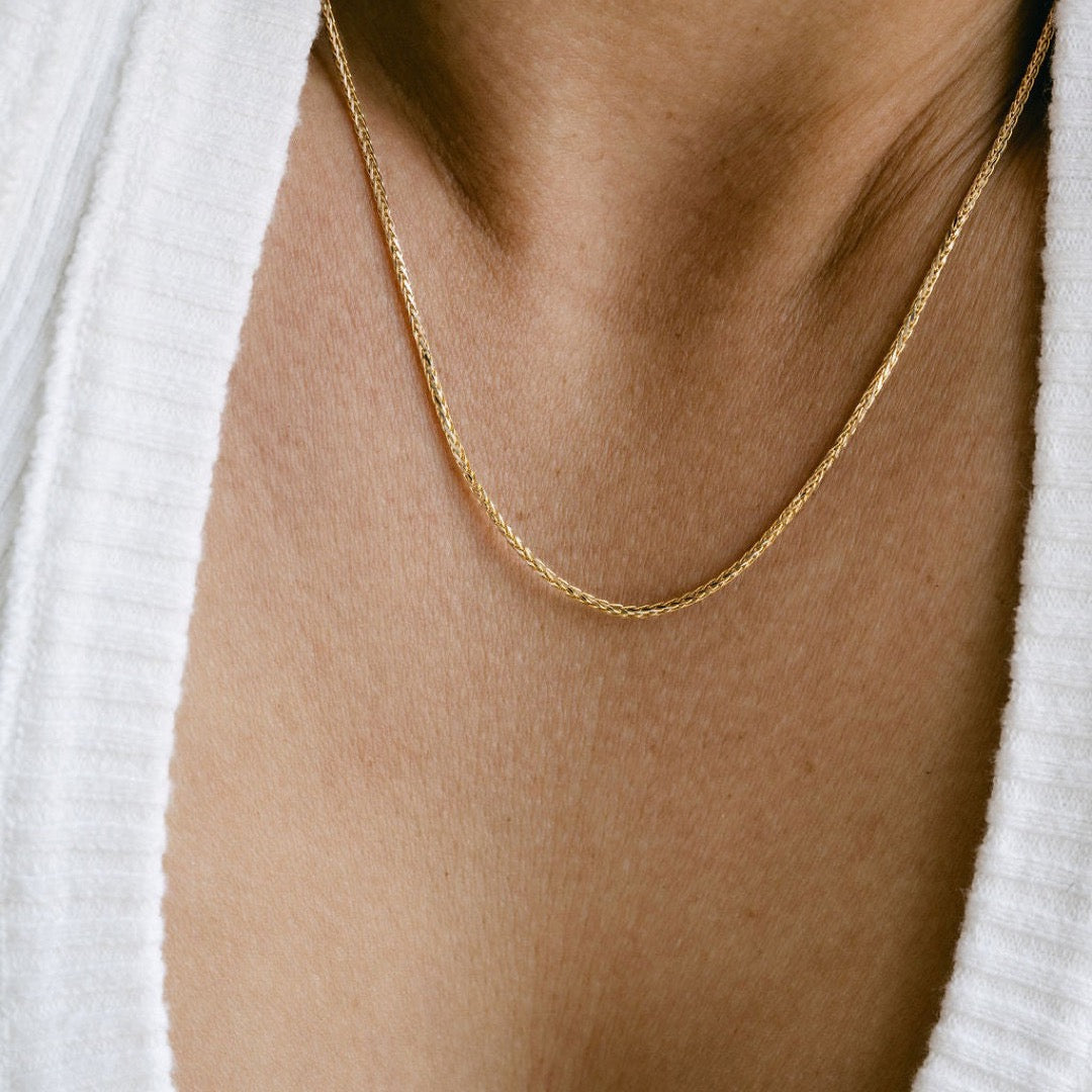 Solid Gold Spiga Chain