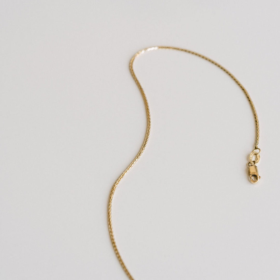 Solid Gold Spiga Chain