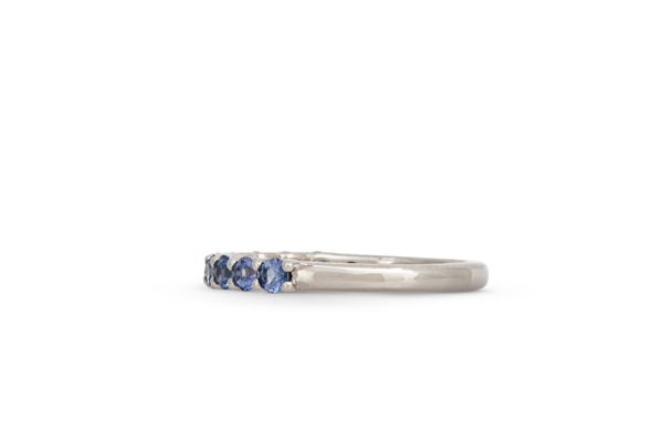 0.70ctw. Blue Sapphire Fancy Band