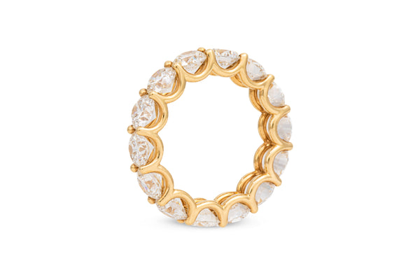 7.00ctw Round Eternity Diamond Band 14k Yellow Gold